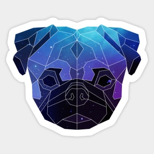 Galaxy Pug Sticker